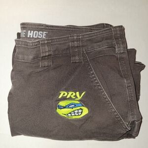 Duluth Trading Flex Fire Hose Pants Men's Size 42x28 (TAG 42x30) Heavy Duty